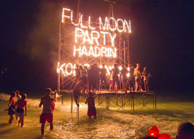 Full Moon Party at Haad Rin